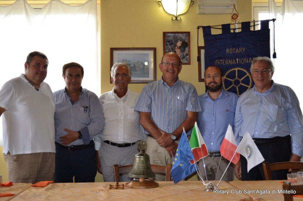 Nuovi soci del Club Rosario Scurria e Giulio Franchina