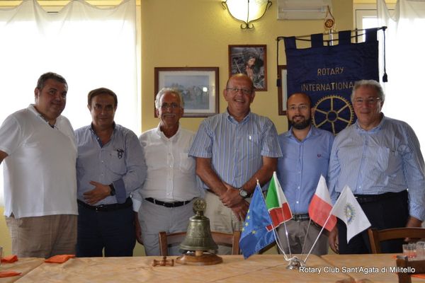 Nuovi soci del Club Rosario Scurria e Giulio Franchina