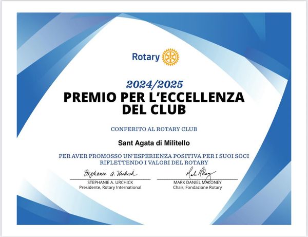 Premio per l’Eccellenza del Club 2024/25